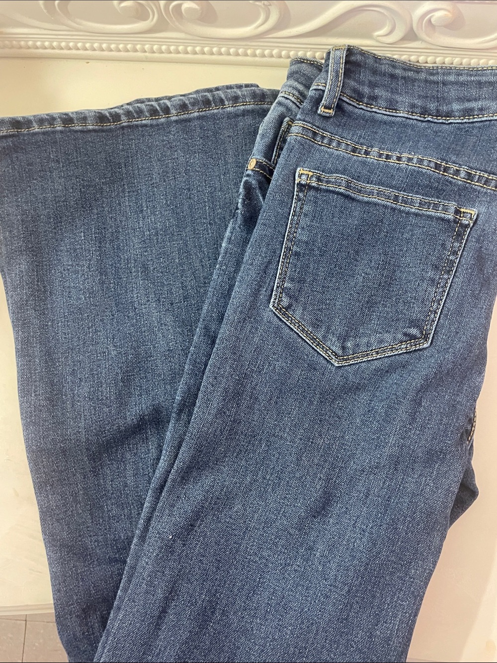 Classic girls flare Blue Denim Jeans